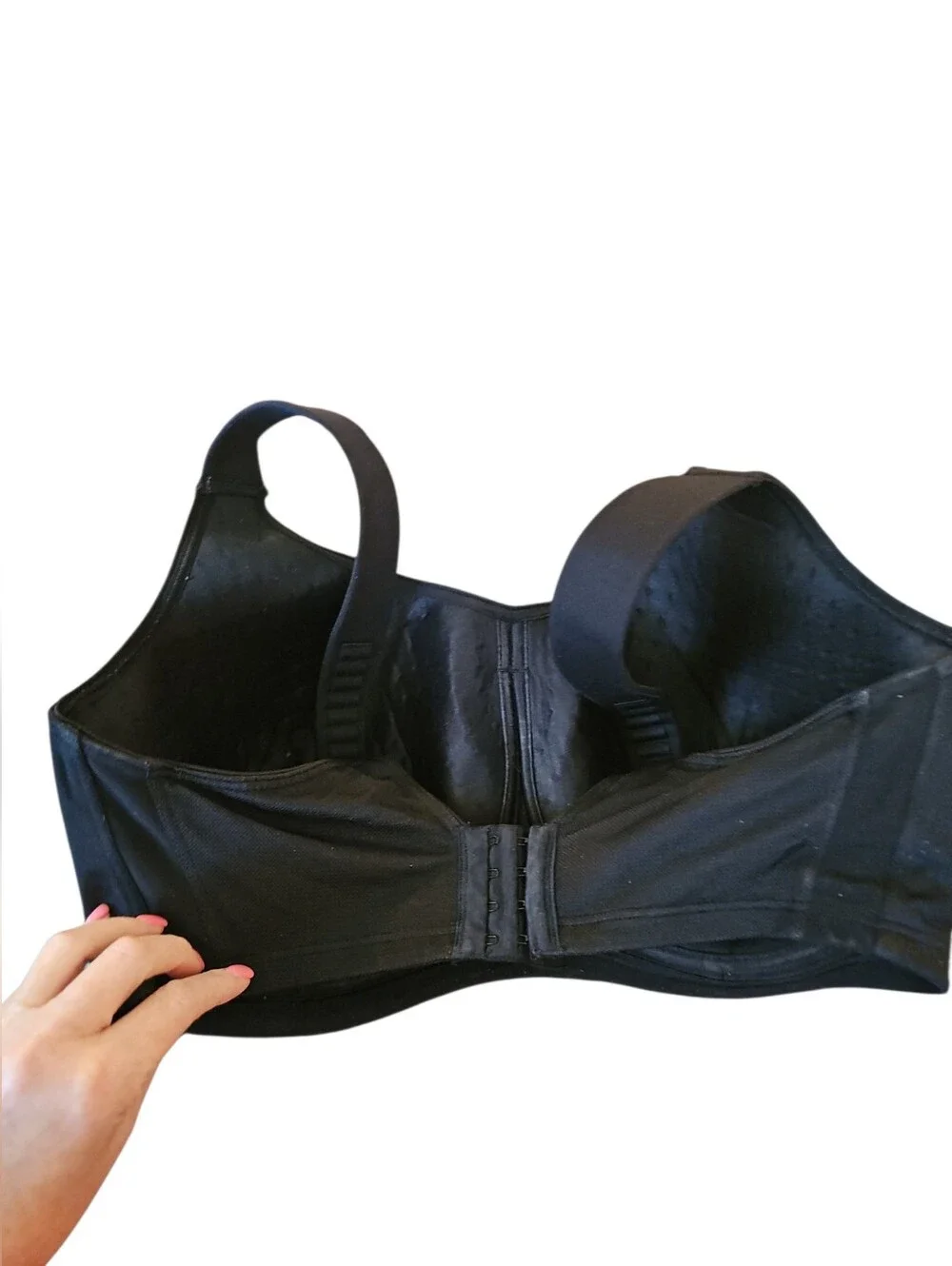 Livi Active Black Adjustable Strap Sz 40H  Molded Underwire Sports Bra WL212 - Picture 3 of 3
